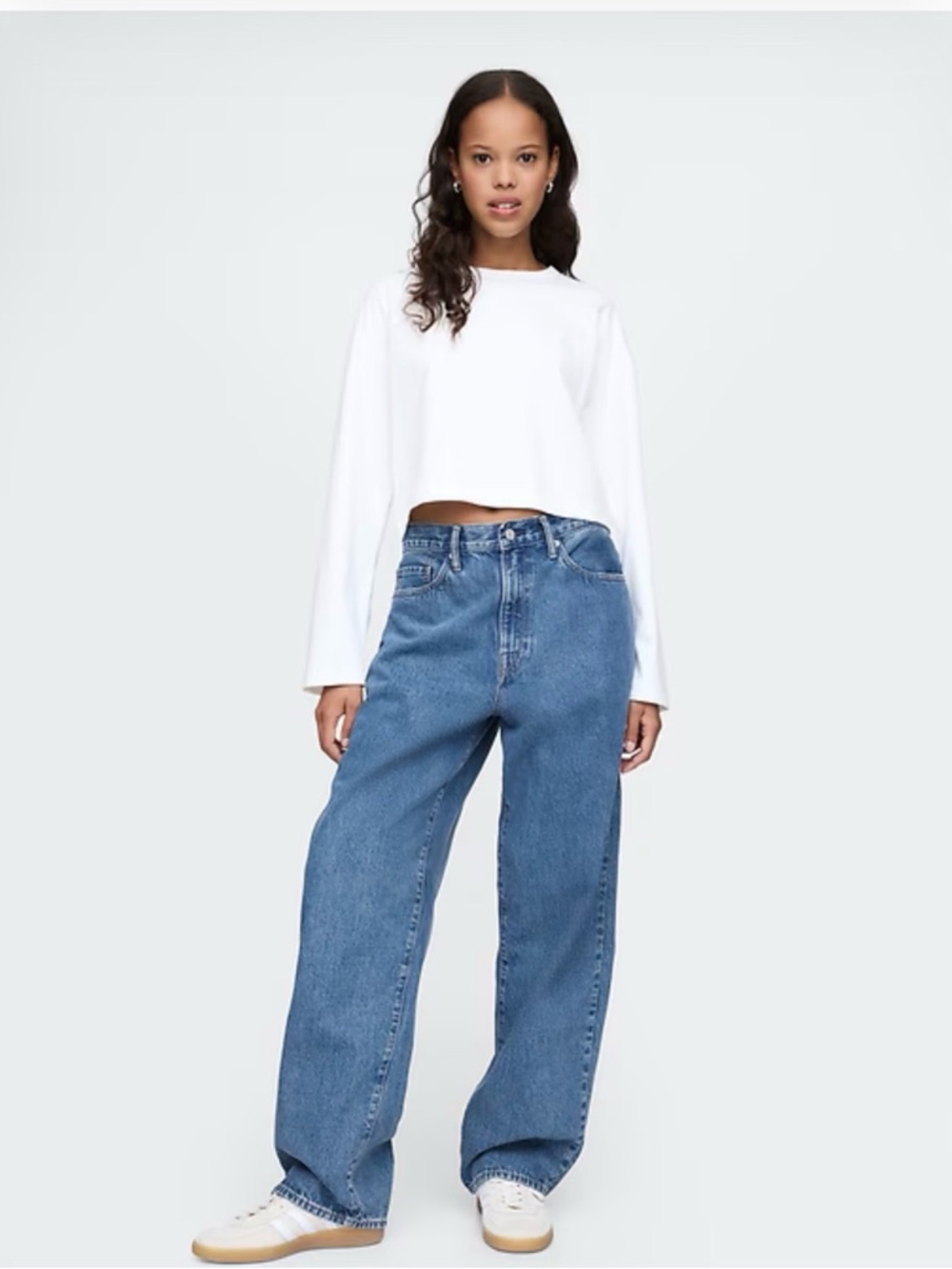 EUC GAP Unisex Baggy Jean -Medium Wash